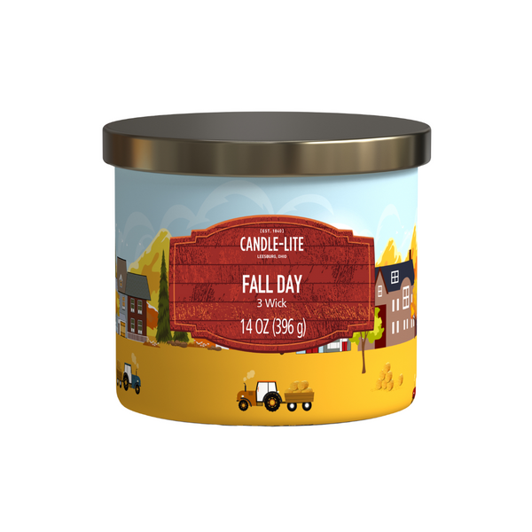 Fall Day 3-wick 14oz Jar Candle Product Image 1