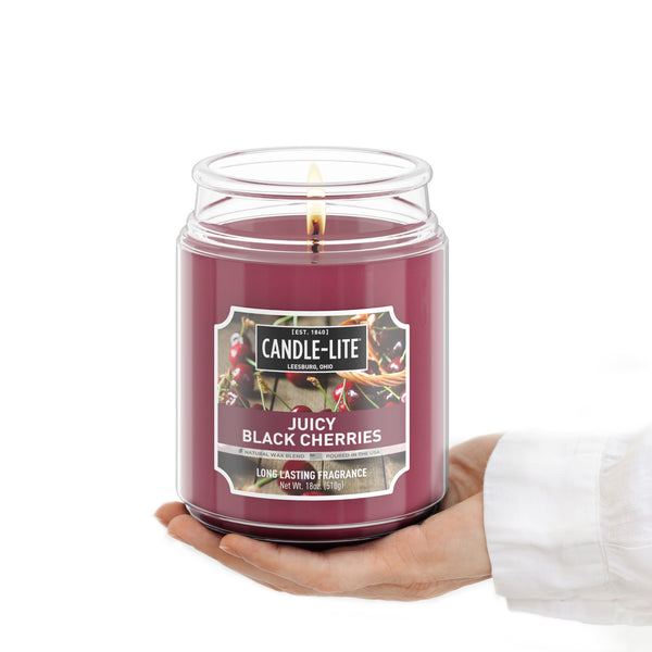 Juicy Black Cherries 18oz Jar Candle Product Image 3