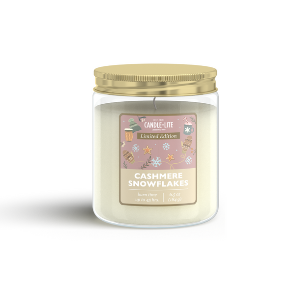 Cashmere Snowflakes 6.5oz Jar Candle Product Image 1