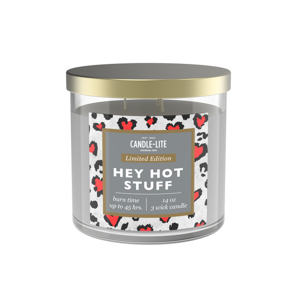 Hey Hot Stuff 3-wick 14oz Jar Candle Product Image 1