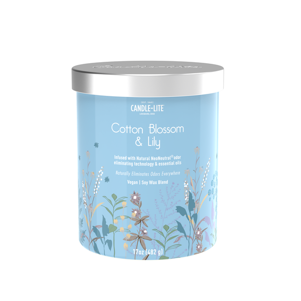 Cotton Blossom & Lily 2-wick 17oz Jar Candle Product Image 1