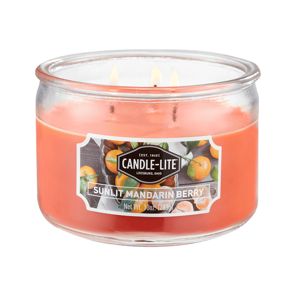 Sunlit Mandarin Berry 3-wick 10oz Jar Candle Product Image 4